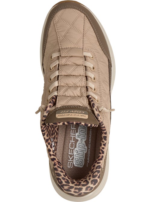 Basket basse à lacets skechers leopard dream - Kiabi