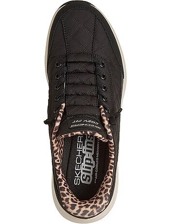 Basket basse à lacets skechers leopard dream