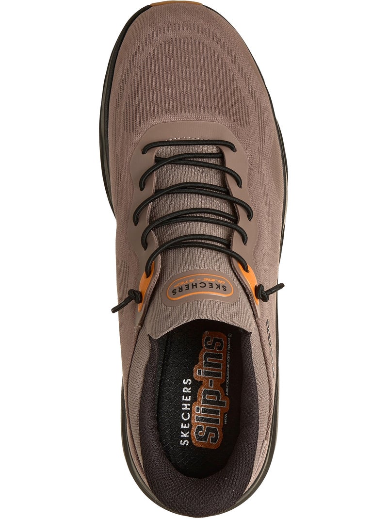 Basket basse à lacets skechers Marron - Kiabi