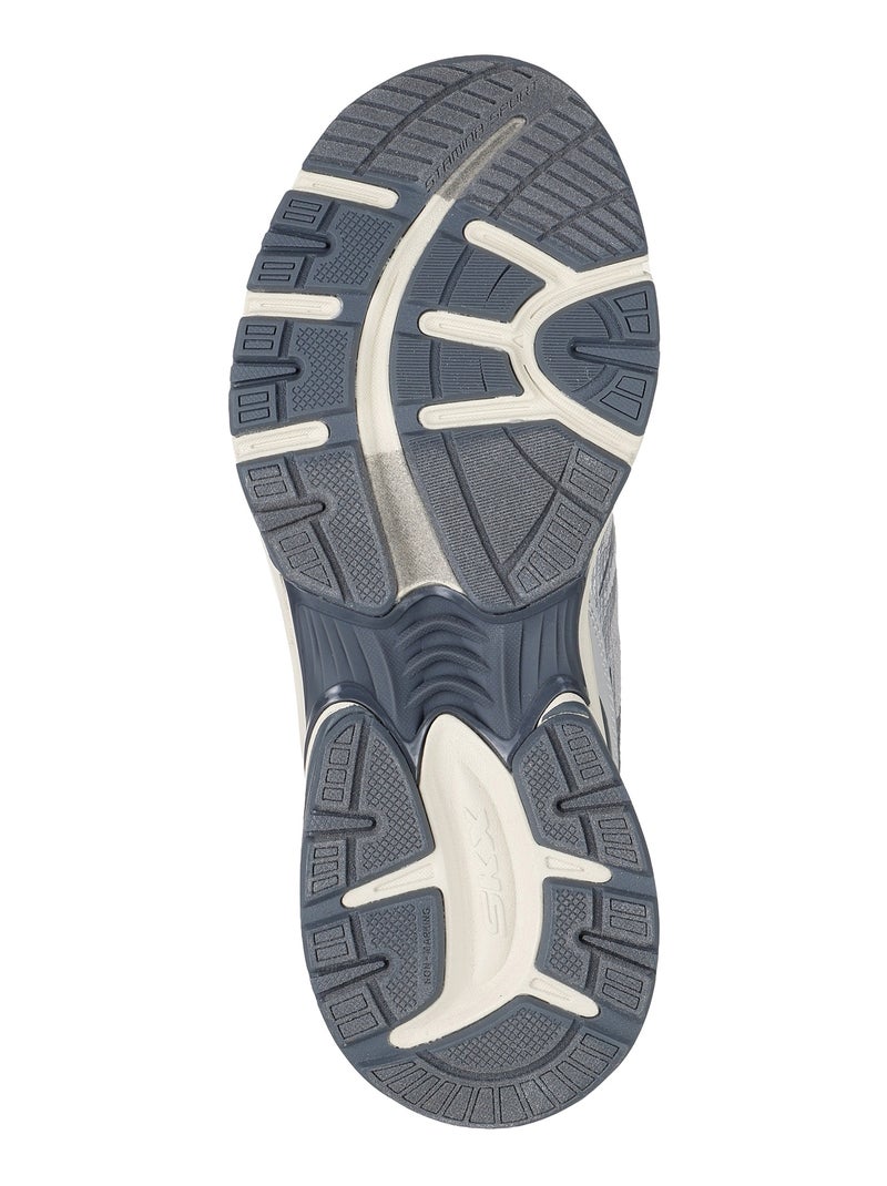 Basket Basse à Lacets Skechers Stamina Sport Argent - Kiabi