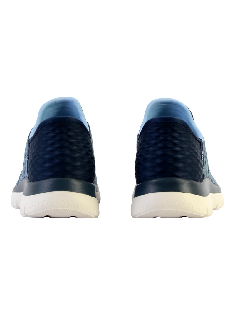 Basket Basse à Lacets Skechers Summits Dazzling Haze Bleu marine - Kiabi