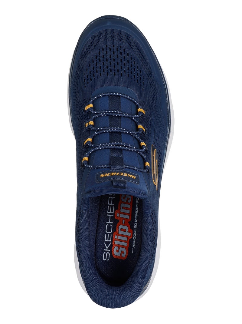 Basket Basse à Lacets Skechers Summits Top Rate Bleu marine - Kiabi