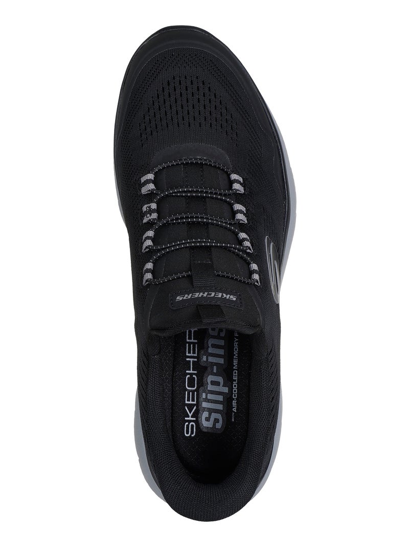 Basket Basse à Lacets Skechers Summits Top Rate Noir - Kiabi