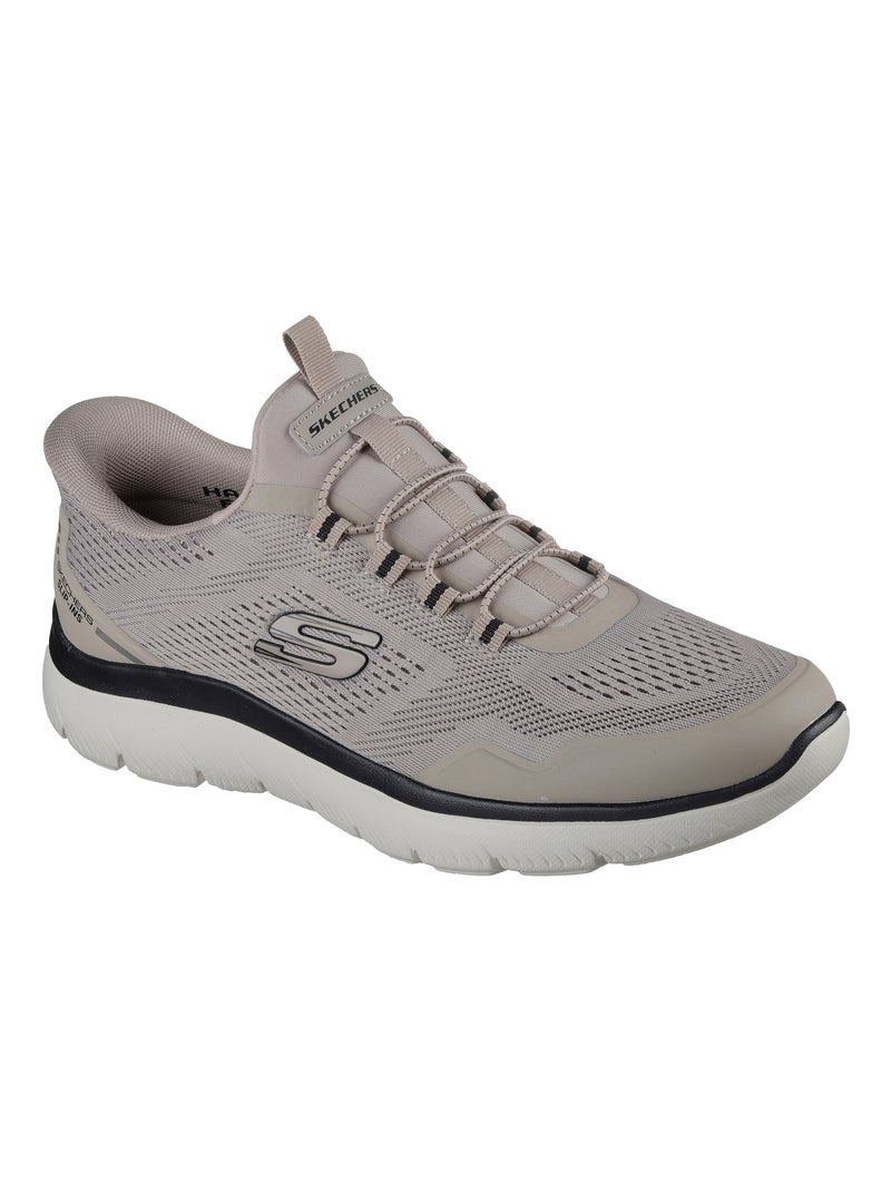 Basket Basse à Lacets Skechers Summits Top Rate Noir Marron - Kiabi
