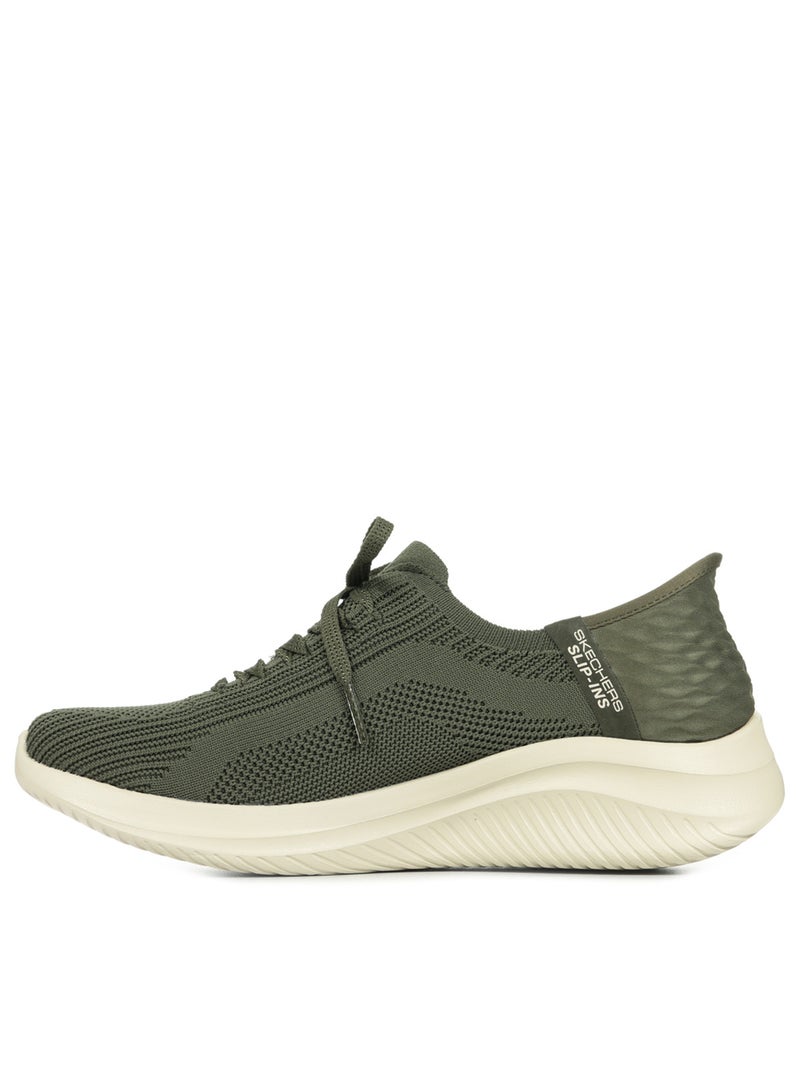 Basket Basse à Lacets Skechers Ultra Flex 3.0 Brillant Path Vert - Kiabi