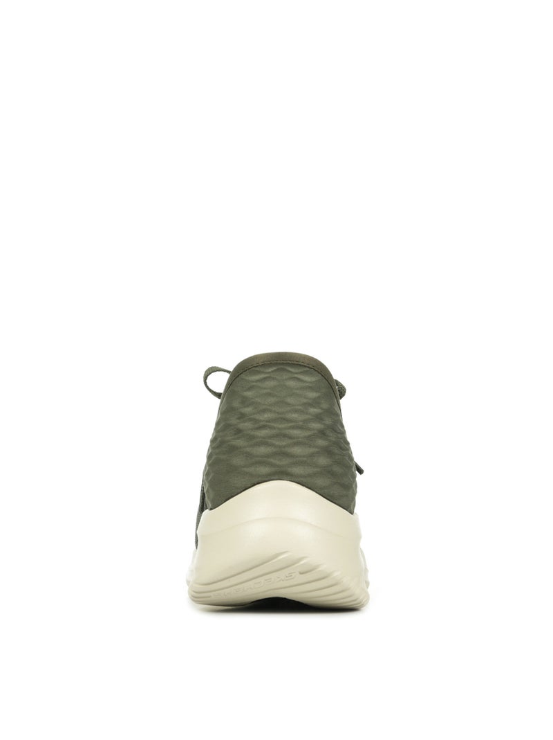 Basket Basse à Lacets Skechers Ultra Flex 3.0 Brillant Path Vert - Kiabi