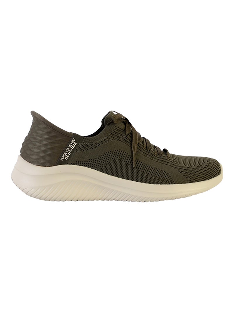 Basket Basse à Lacets Skechers Ultra Flex 3.0 Brillant Path Vert - Kiabi