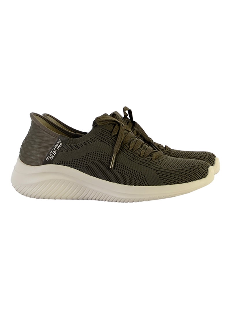 Basket Basse à Lacets Skechers Ultra Flex 3.0 Brillant Path Vert - Kiabi
