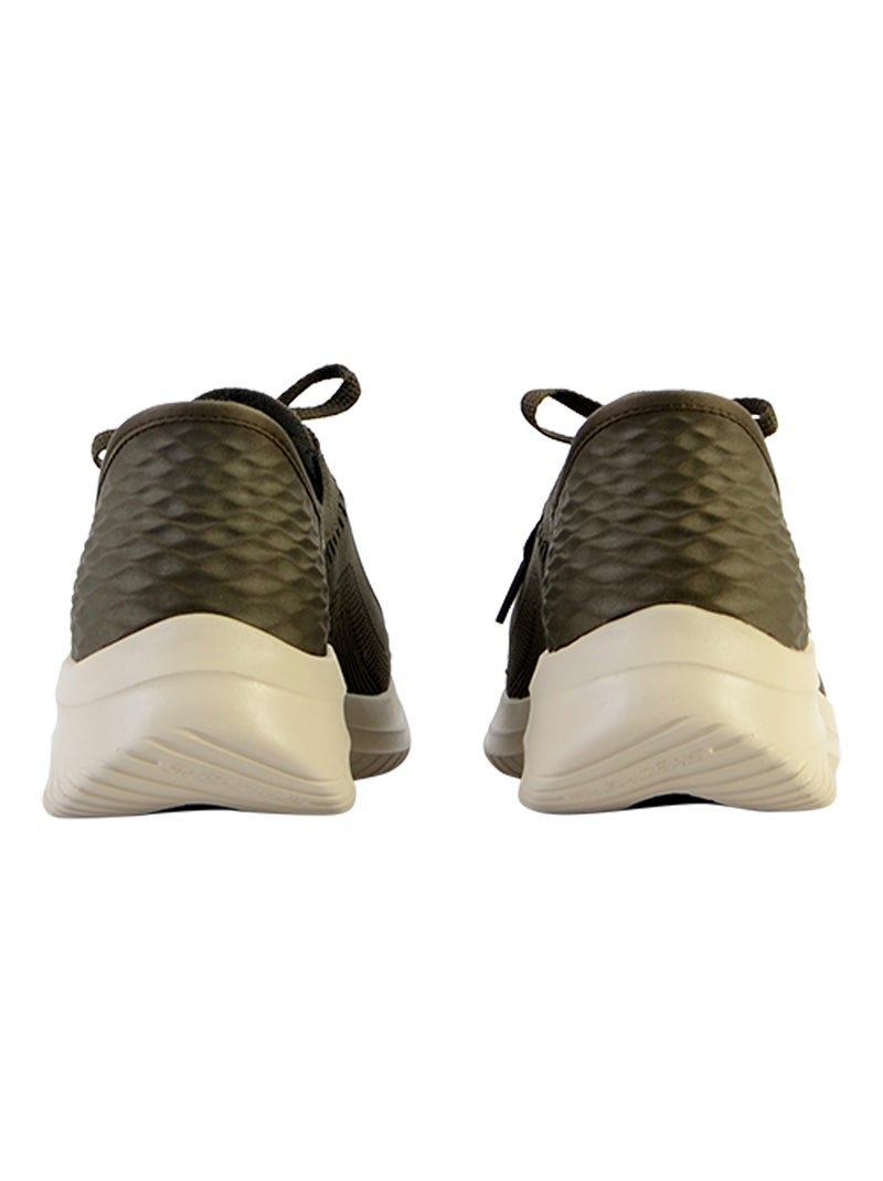 Basket Basse à Lacets Skechers Ultra Flex 3.0 Brillant Path Vert - Kiabi