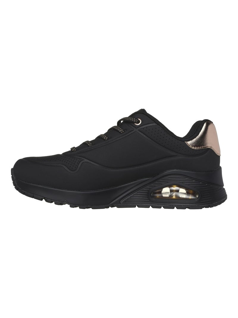 Basket Basse à Lacets Skechers Uno Shimmer Away Vert - Kiabi