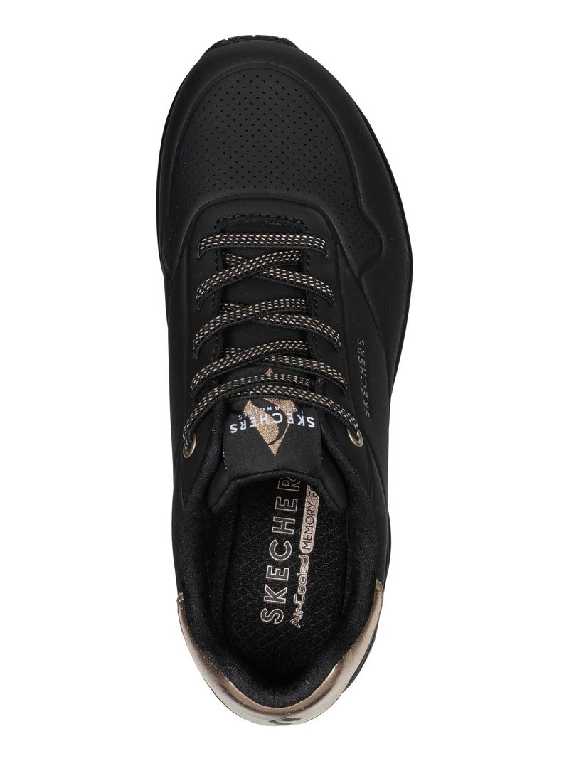 Basket Basse à Lacets Skechers Uno Shimmer Away Vert - Kiabi
