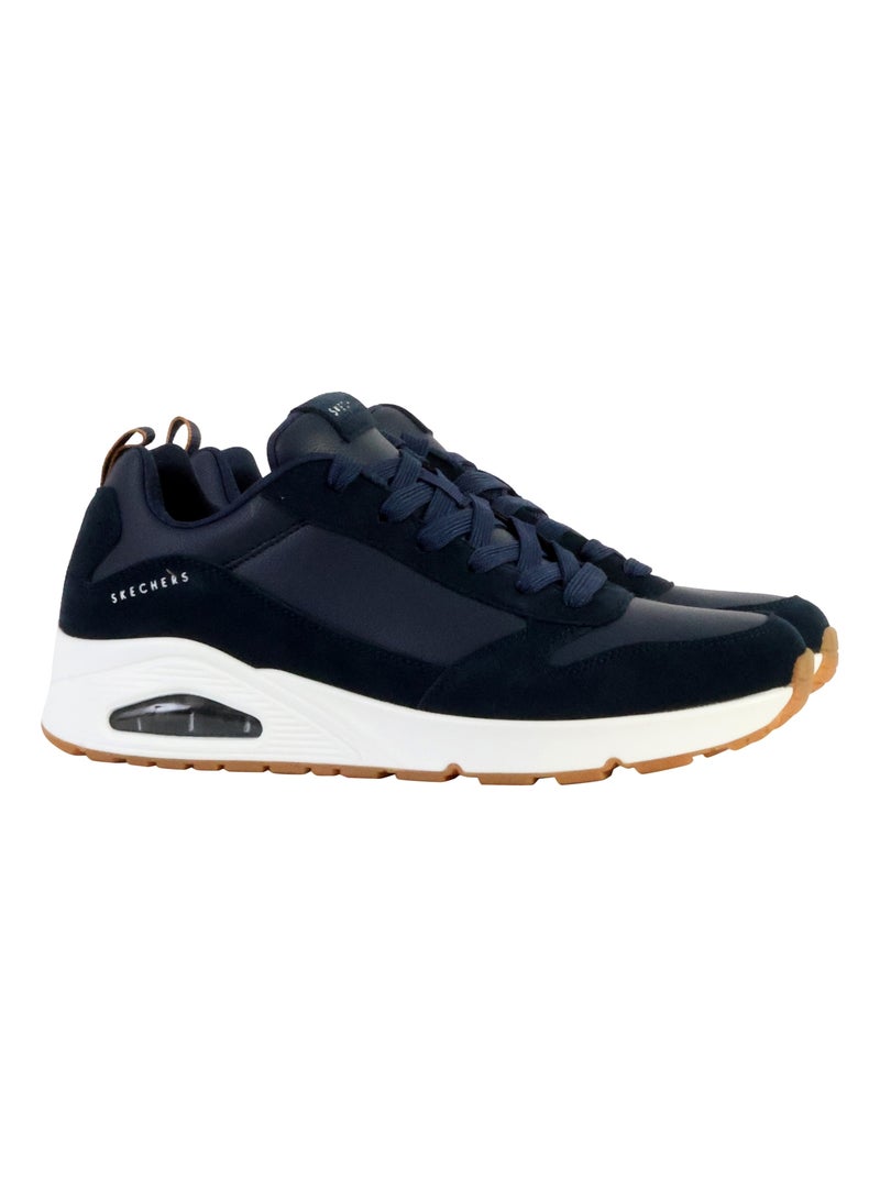 Basket Basse à Lacets Skechers Uno-Stacre Bleu - Kiabi