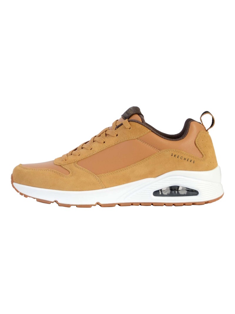 Basket Basse à Lacets Skechers Uno-Stacre Marron - Kiabi
