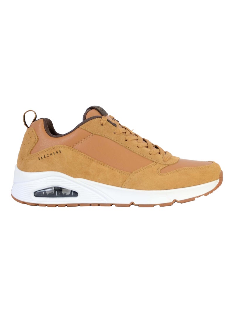 Basket Basse à Lacets Skechers Uno-Stacre Marron - Kiabi