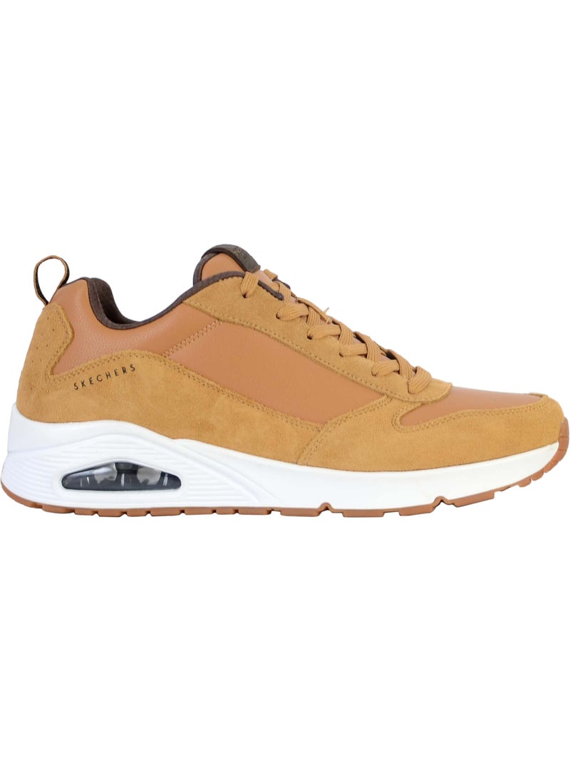 Basket basse à lacets skechers uno-stacre Marron - Kiabi