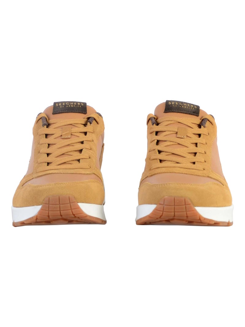 Basket Basse à Lacets Skechers Uno-Stacre Marron - Kiabi