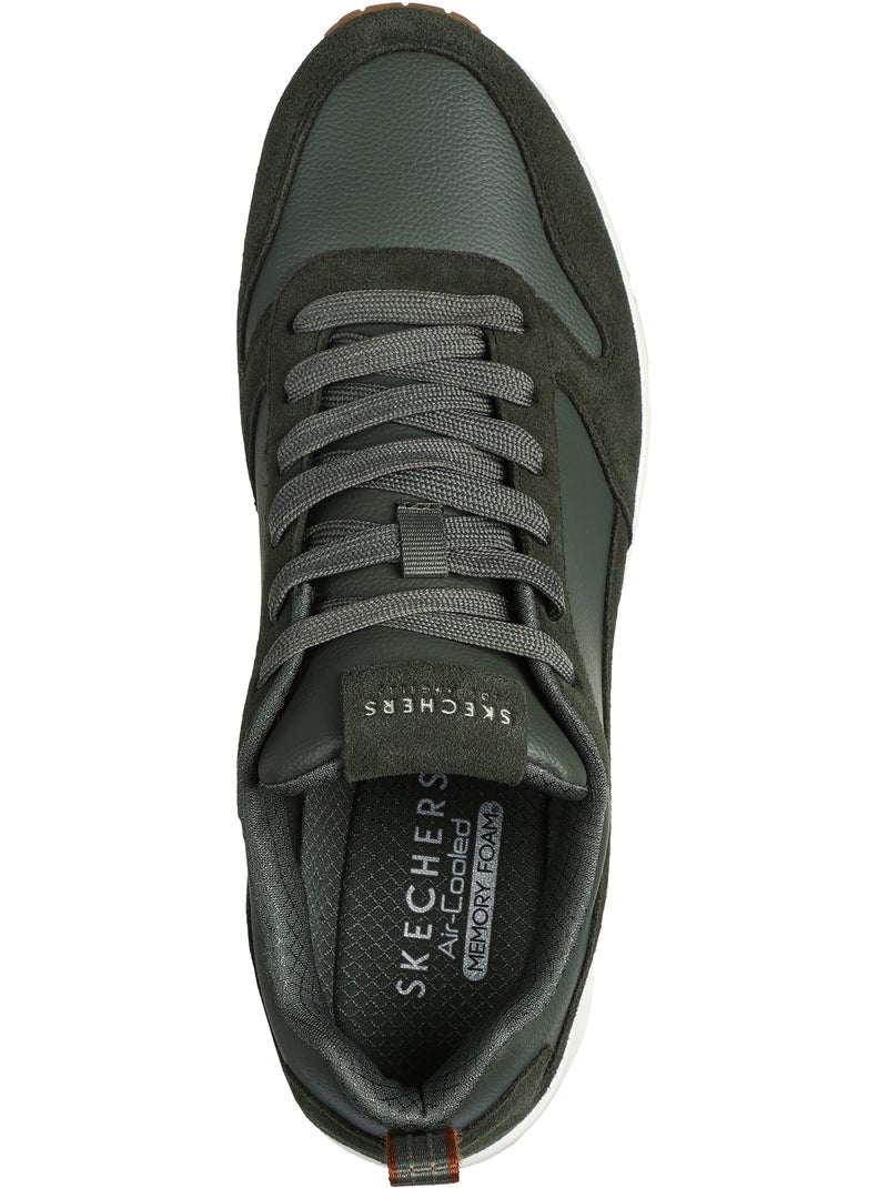Basket basse à lacets skechers uno-stacre Vert - Kiabi