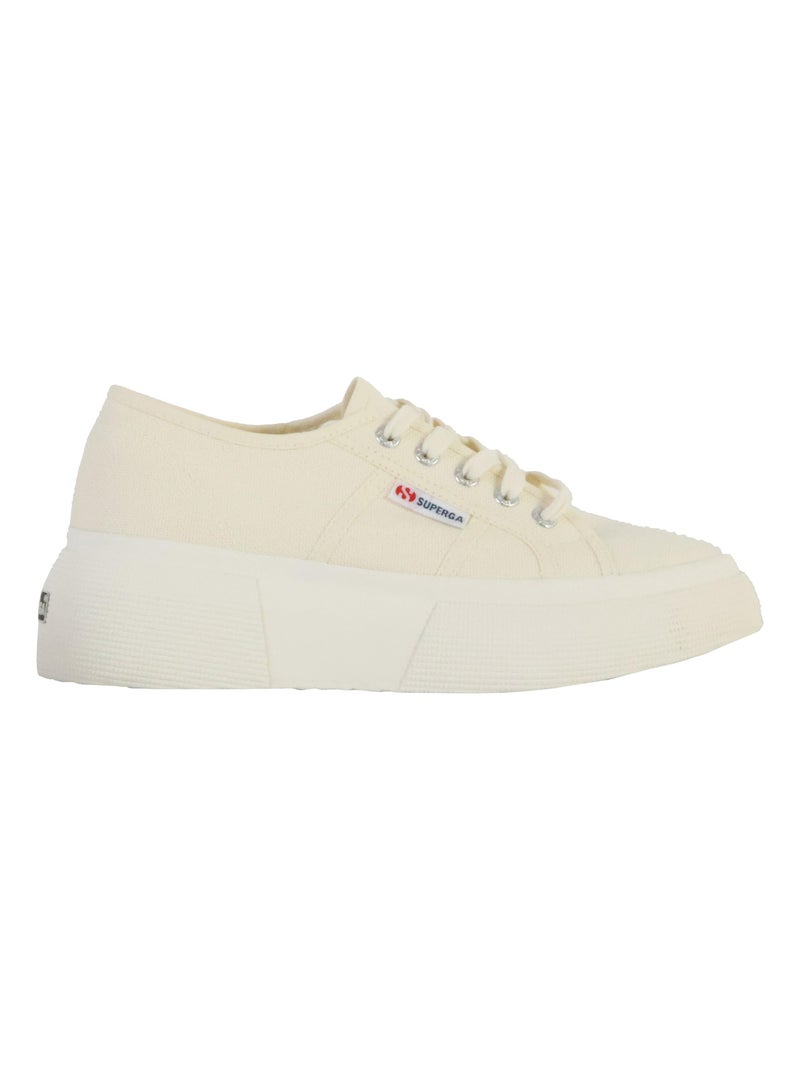 Basket Basse à Lacets Superga Bubble Beige - Kiabi