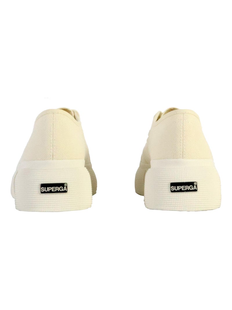 Basket Basse à Lacets Superga Bubble Beige - Kiabi