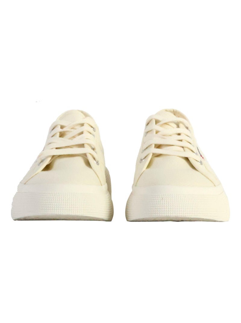 Basket Basse à Lacets Superga Bubble Beige - Kiabi
