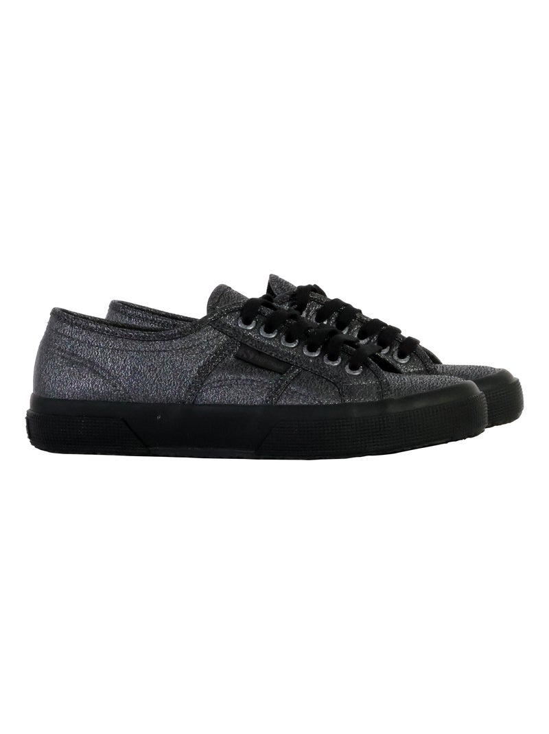 Basket Basse à Lacets Superga Lamew Noir - Kiabi