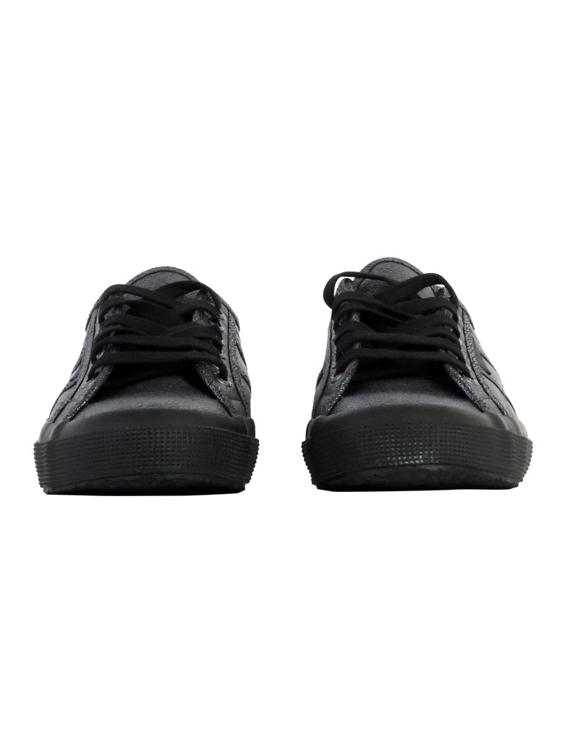 Basket Basse à Lacets Superga Lamew Noir - Kiabi