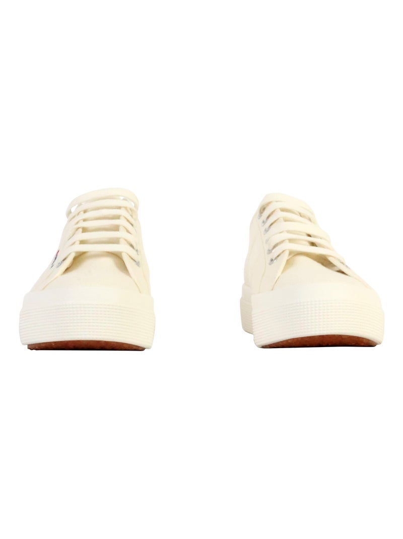 Basket Basse à Lacets Superga Platform Beige - Kiabi