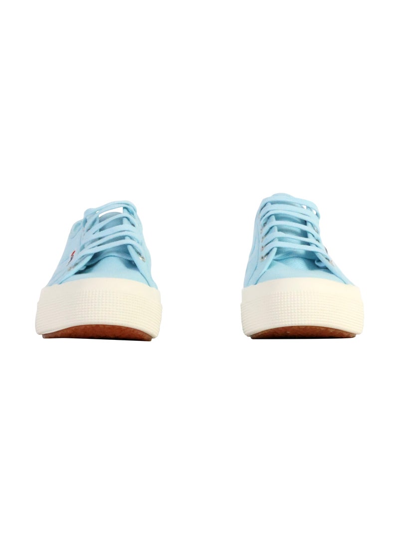 Basket Basse à Lacets Superga Platform Bleu - Kiabi