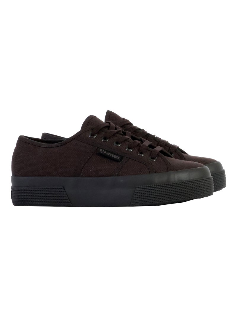 Basket Basse à Lacets Superga Platform Noir - Kiabi