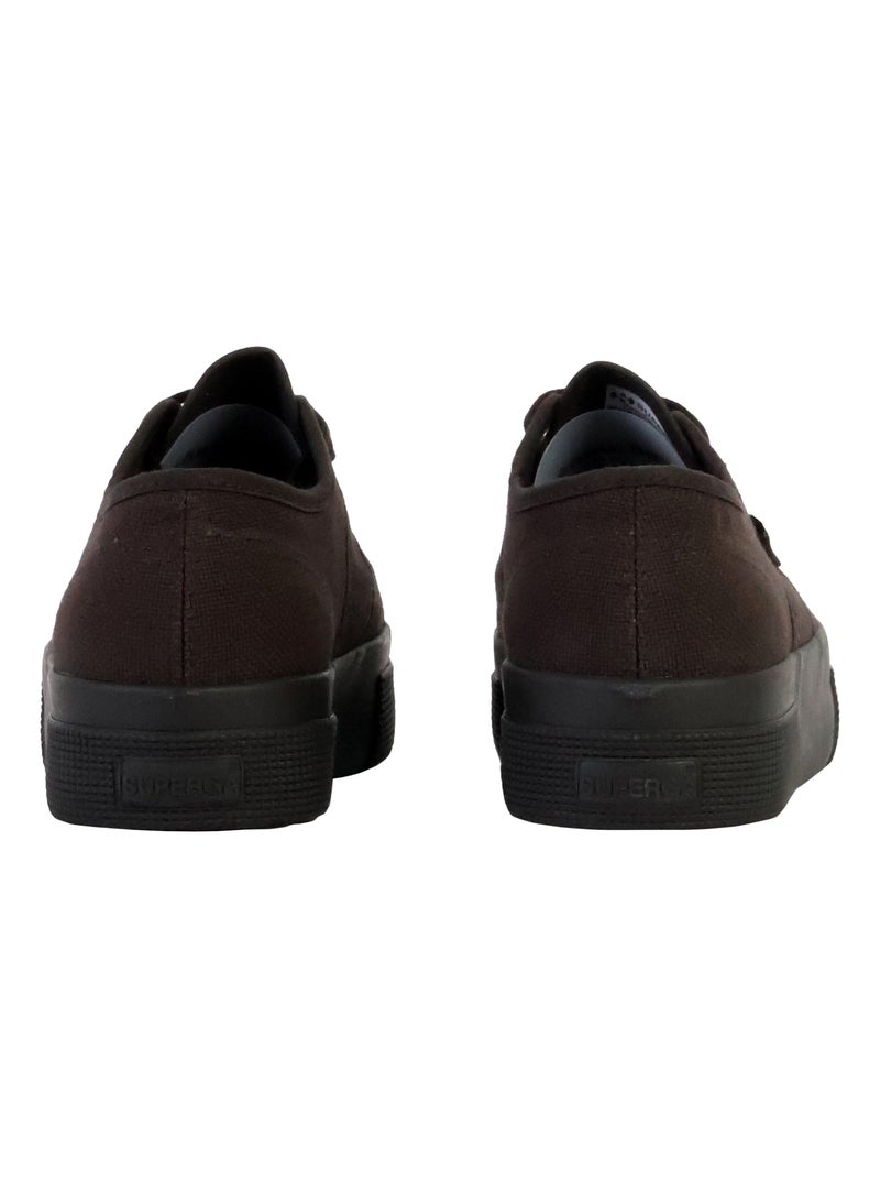 Basket Basse à Lacets Superga Platform Noir - Kiabi