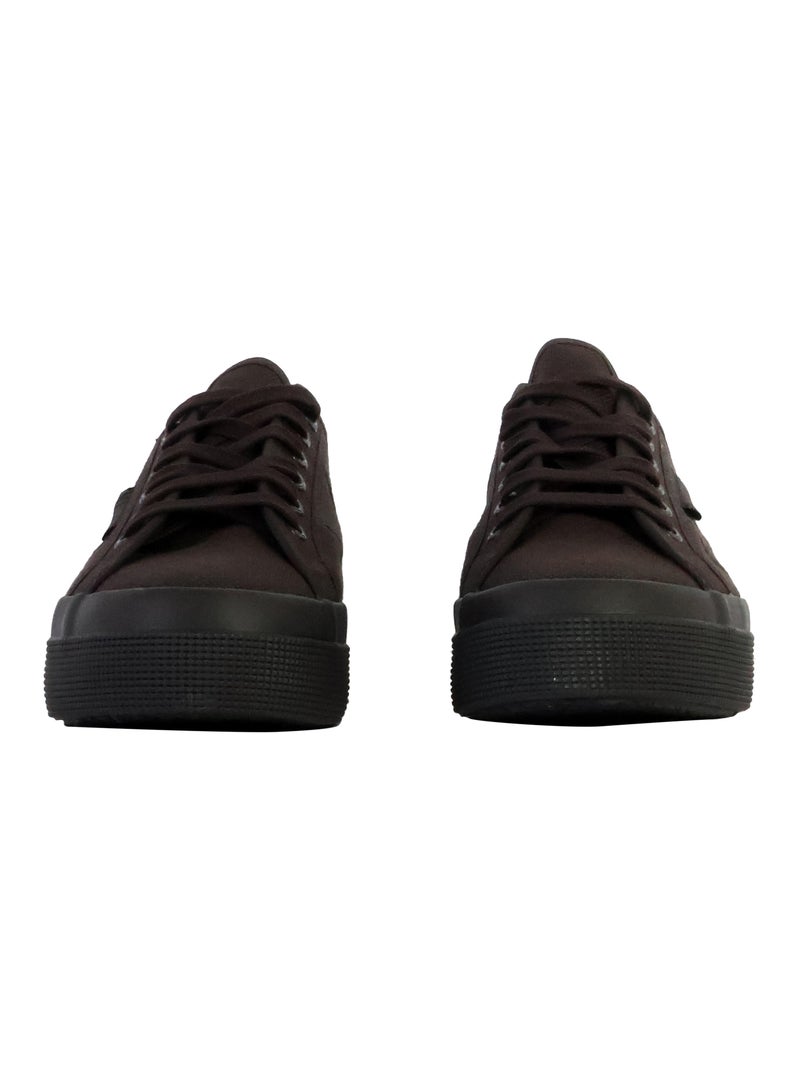 Basket Basse à Lacets Superga Platform Noir - Kiabi