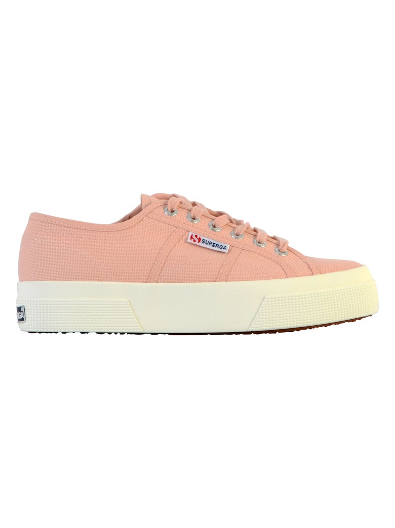Basket Basse à Lacets Superga Platform Rose - Kiabi