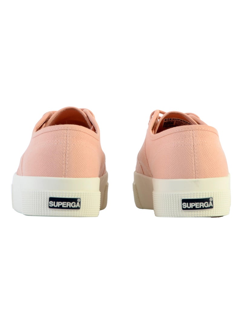 Basket Basse à Lacets Superga Platform Rose - Kiabi