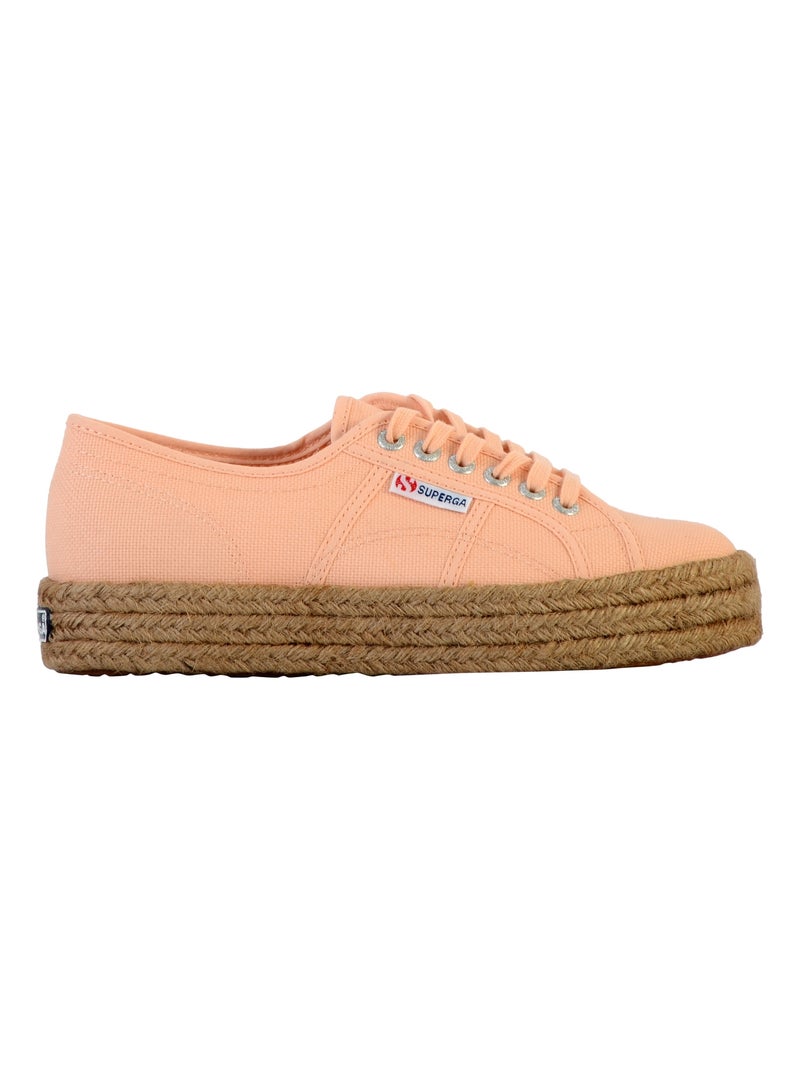 Basket Basse à Lacets Superga Rope Rose - Kiabi
