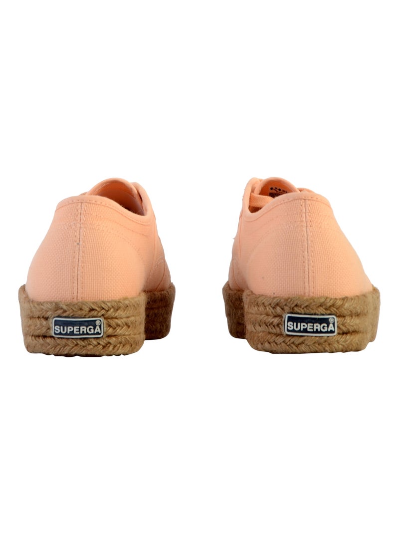 Basket Basse à Lacets Superga Rope Rose - Kiabi