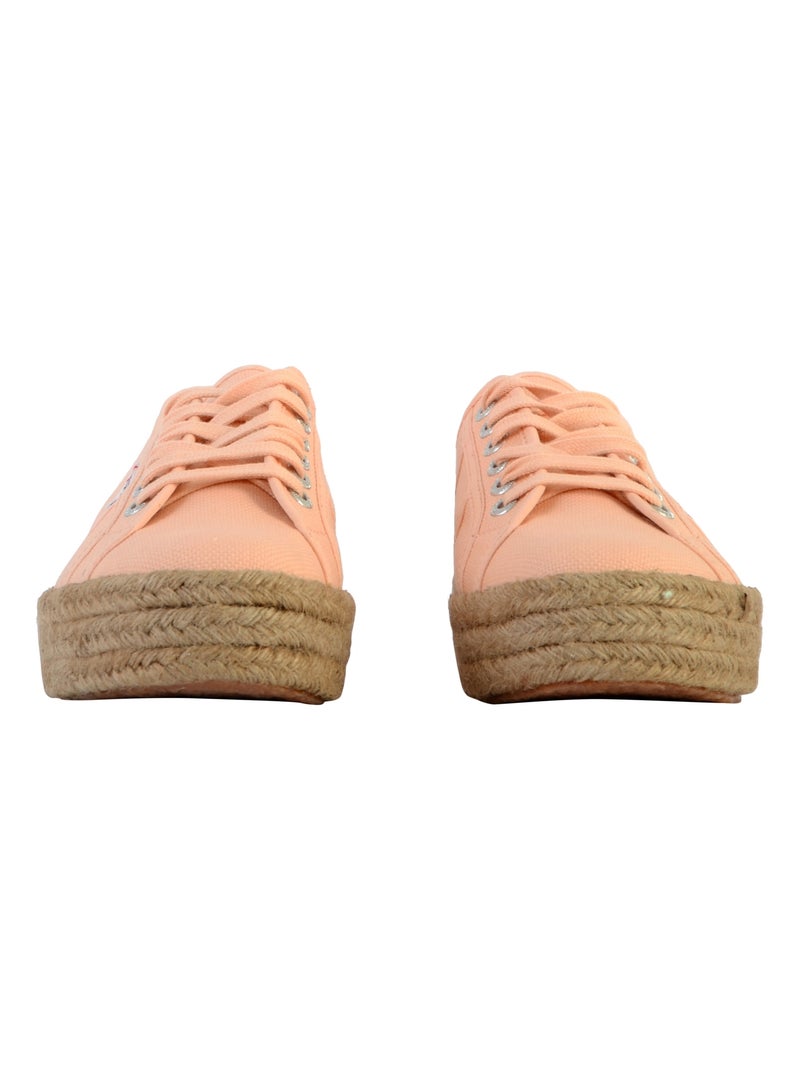 Basket Basse à Lacets Superga Rope Rose - Kiabi