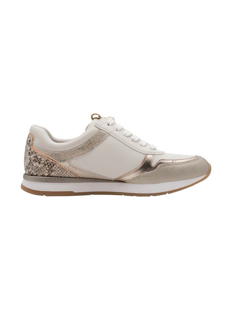 Basket Basse à Lacets Tamaris Beige - Kiabi