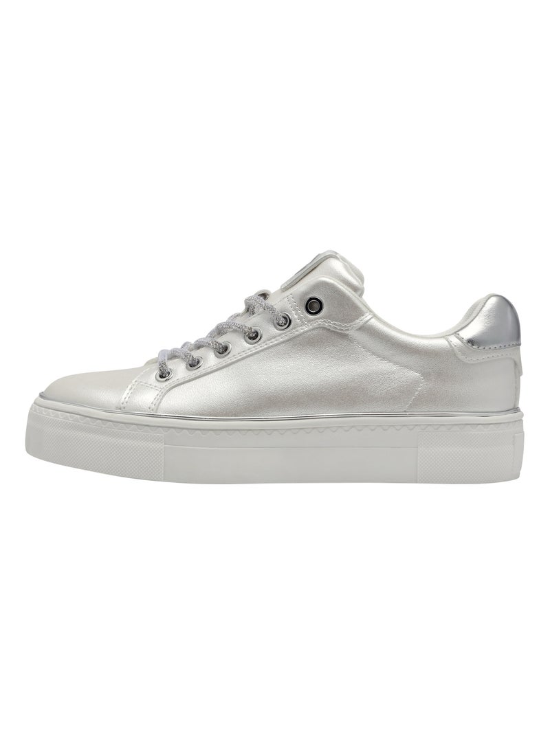 Basket Basse à Lacets Tamaris Blanc - Kiabi