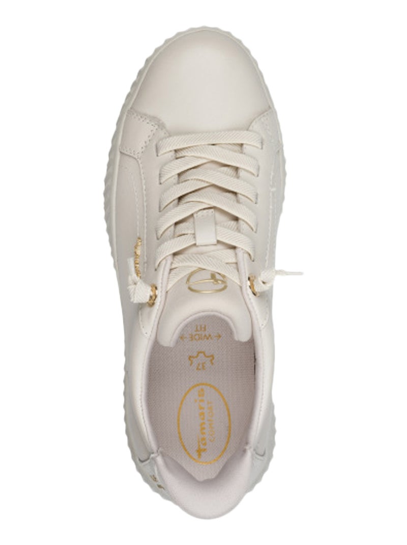 Basket Basse À Lacets Tamaris Comfort Blanc - Kiabi