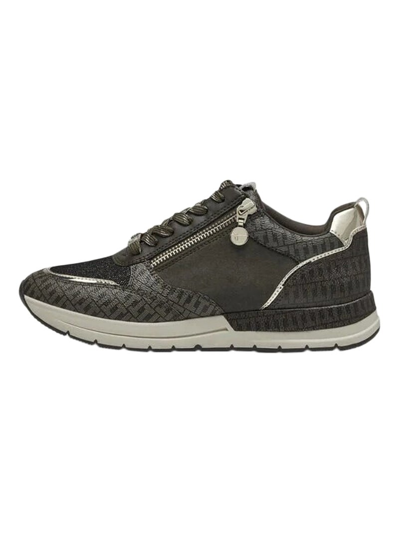 Basket Basse à Lacets Tamaris Essentials Vert - Kiabi