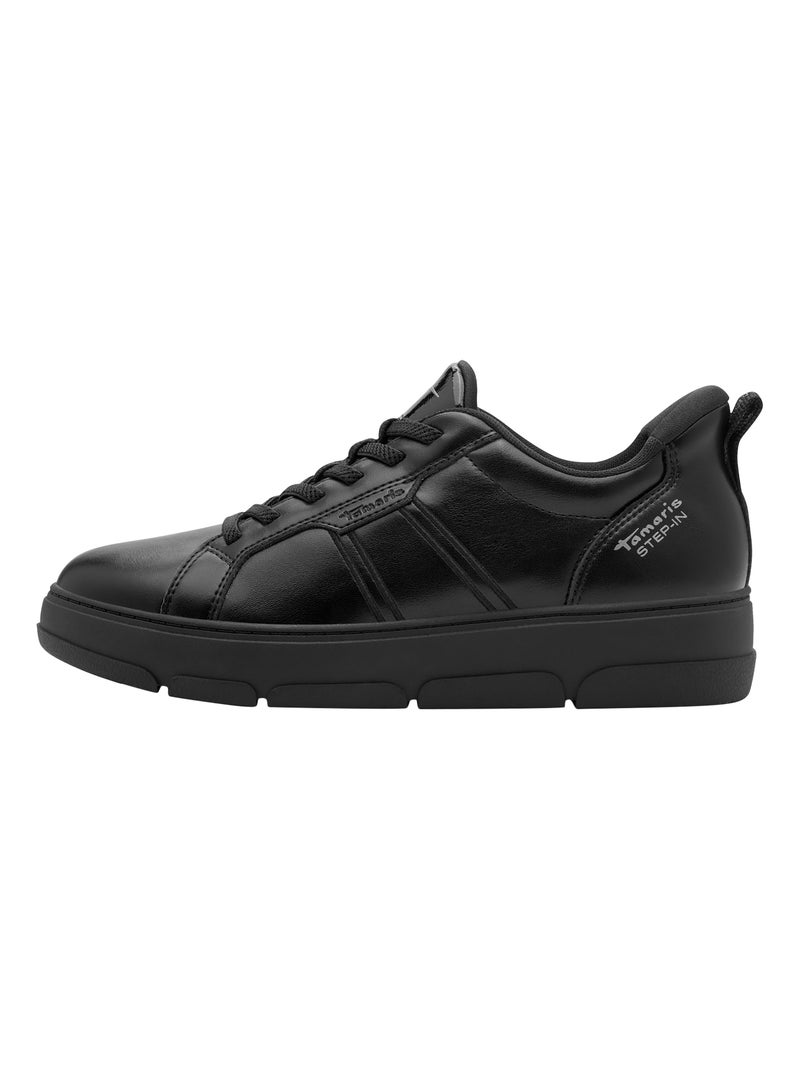 Basket Basse à Lacets Tamaris Noir - Kiabi