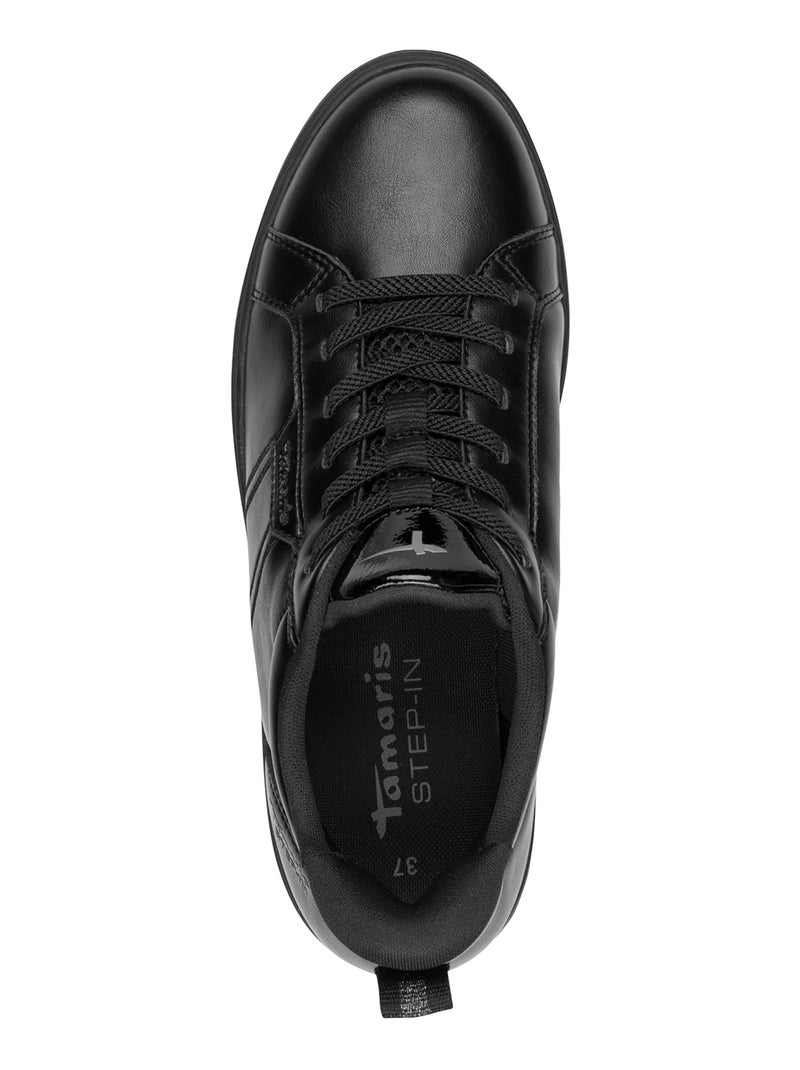Basket Basse à Lacets Tamaris Noir - Kiabi