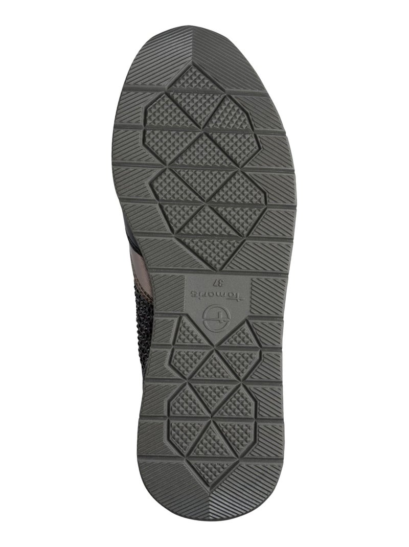 Basket Basse à Lacets Tamaris Noir - Kiabi