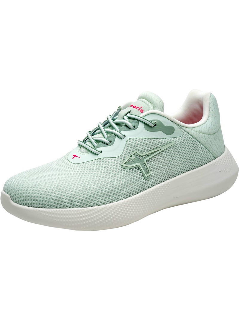 Basket Basse à Lacets Tamaris Vert clair - Kiabi