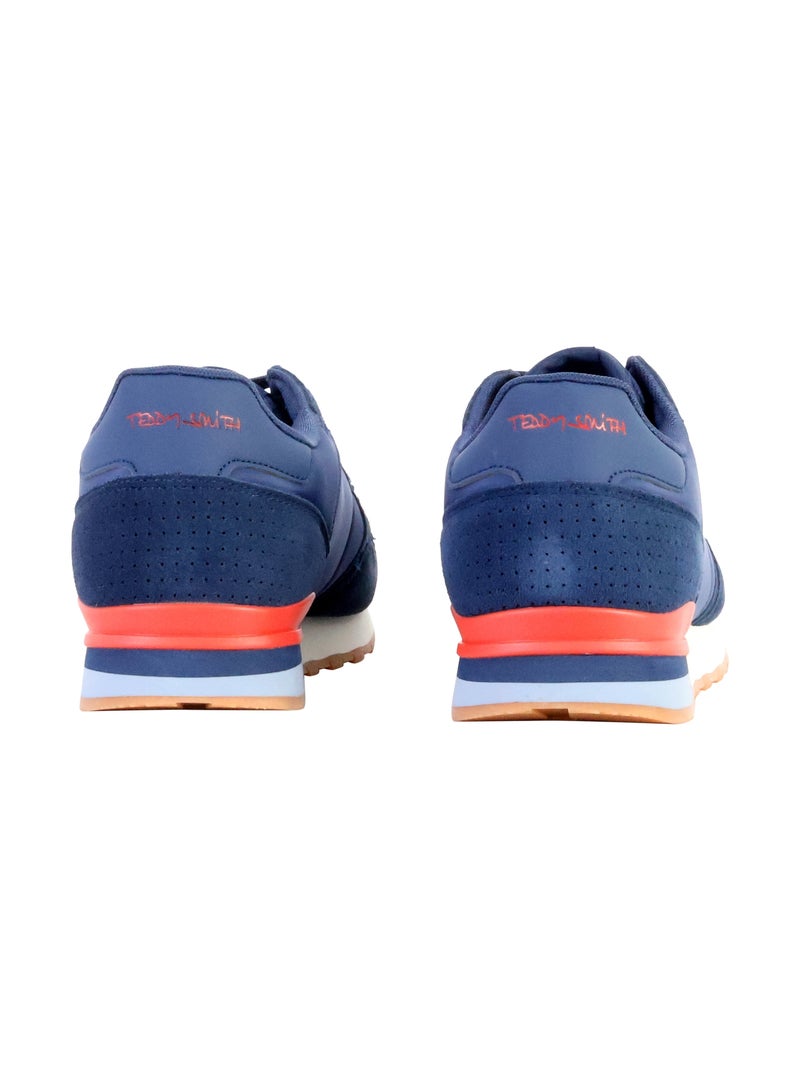 Basket Basse à Lacets Teddy Smith Bleu marine - Kiabi