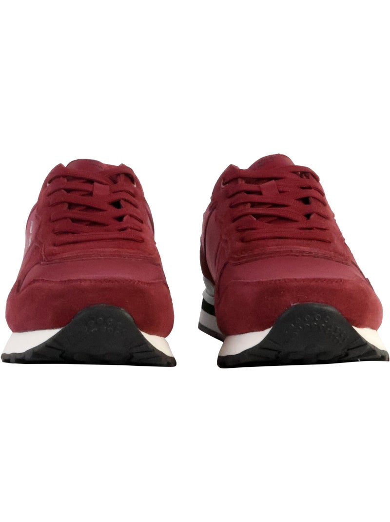 Basket Basse à Lacets Teddy Smith Rouge - Kiabi
