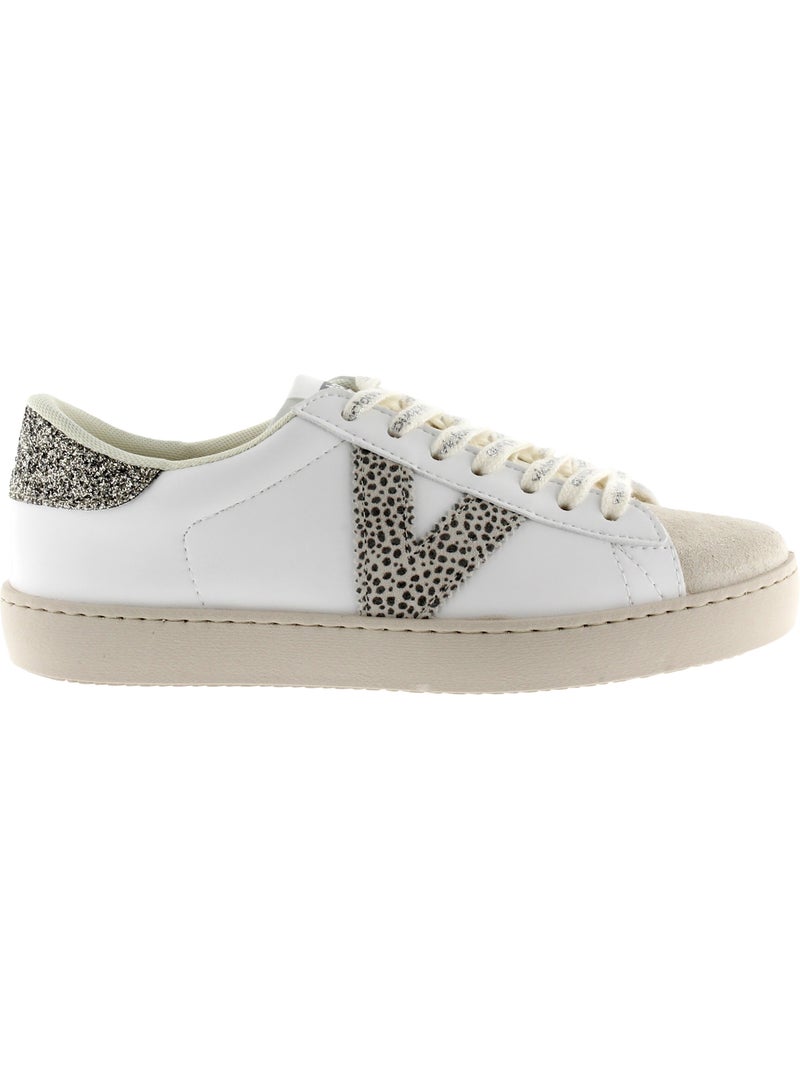 Basket Basse à Lacets Victoria Blanc Gris Noir - Kiabi