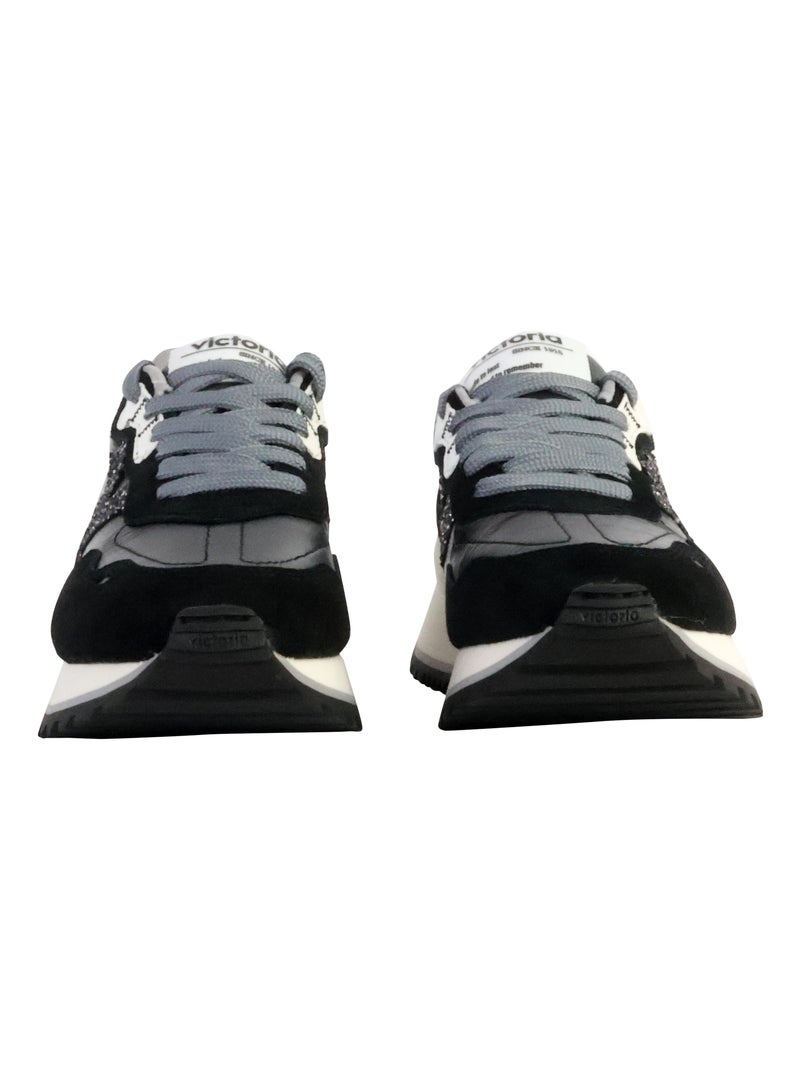 Basket Basse à Lacets Victoria Noir - Kiabi