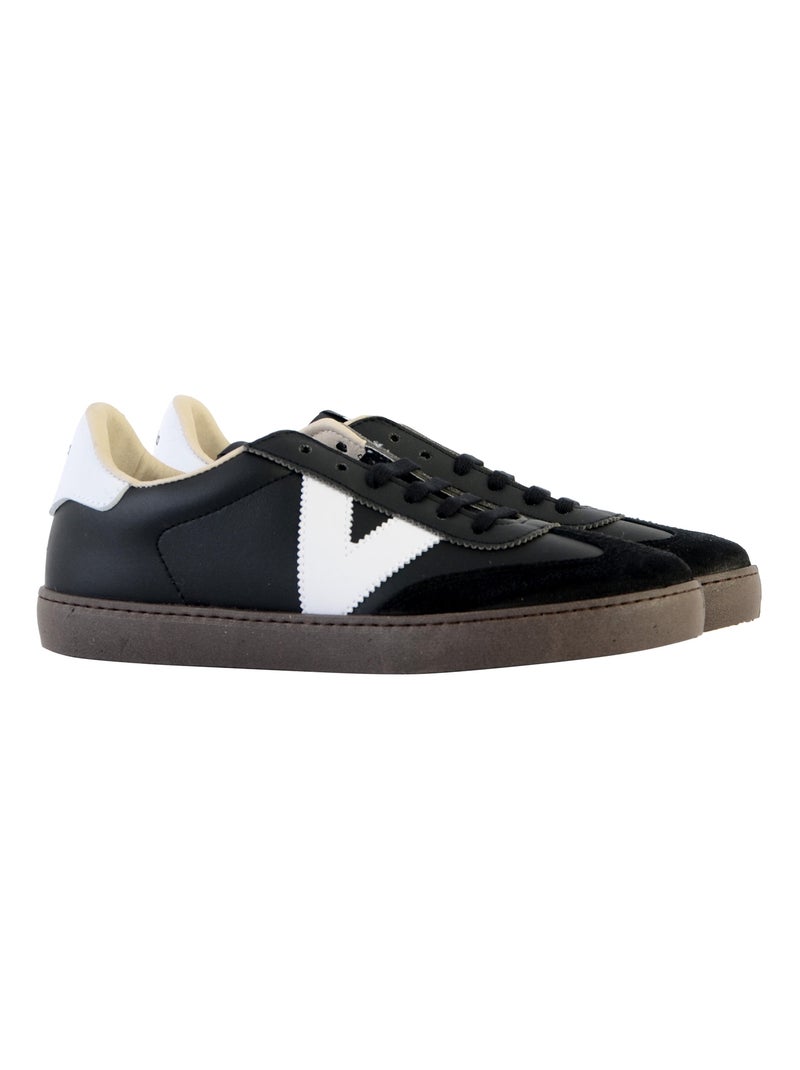 Basket Basse à Lacets Victoria Noir Noir - Kiabi