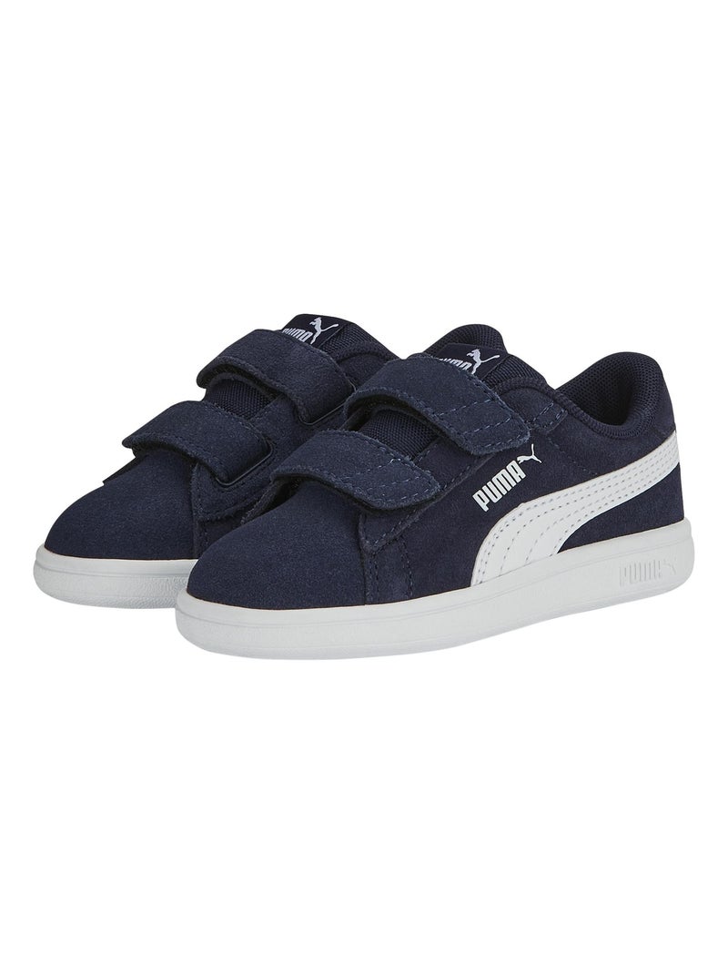 Basket Basse à Scratch Enfant Puma Smash3.0 SD V Inf Bleu - Kiabi